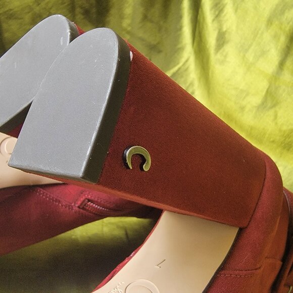 Platform Ankle Boots with Buckle, Red, Size 7 Circus By: Sam Edelman - Picture 7 of 9